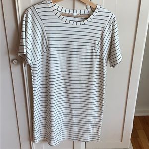 Striped swing dress